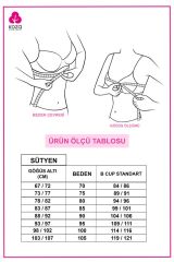 Kadın Dolgusuz Mikro Straplez Sütyen 95B - Yeşil