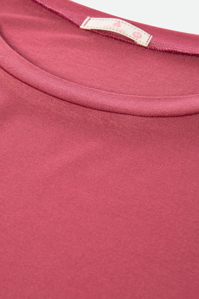 Kadın Pamuklu Kısa Kollu Kalpli Pijama Takımı L - Pembe - Ekru