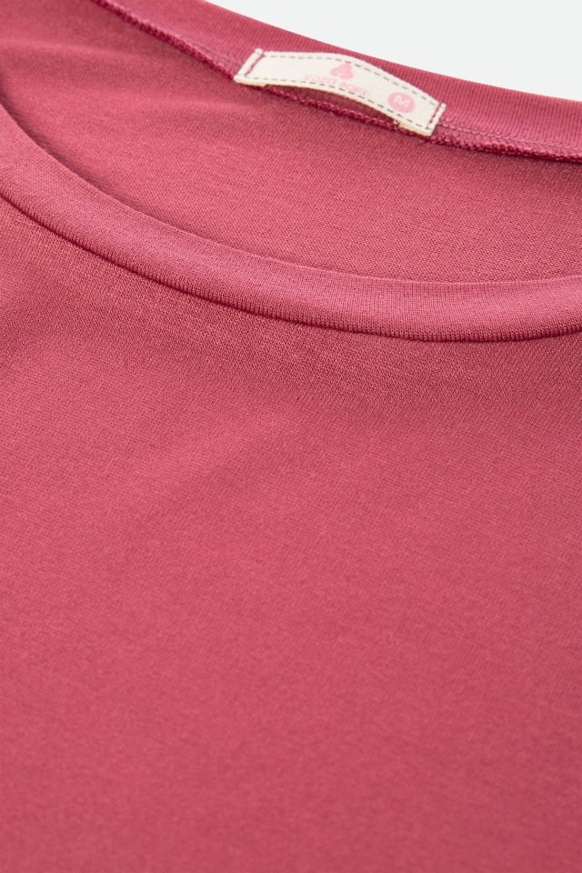 Kadın Pamuklu Kısa Kollu Kalpli Pijama Takımı L - Pudra - Kahverengi