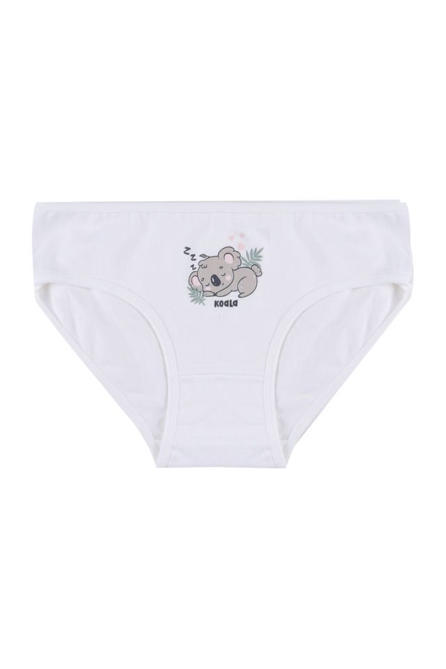 Kız Çocuk Pamuklu 10'lu Desenli Külot 7-9 Yaş