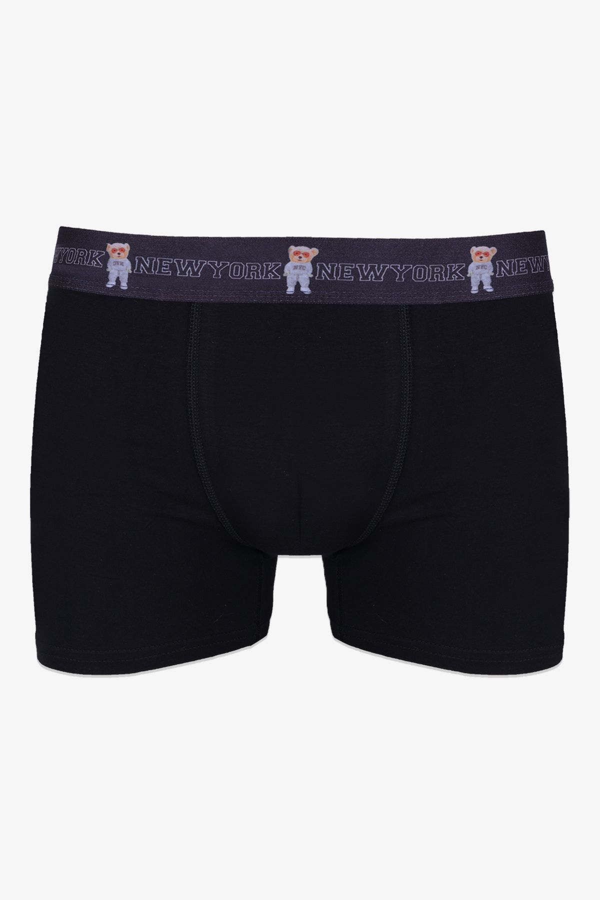 Erkek Tekli Pamuklu Boxer L