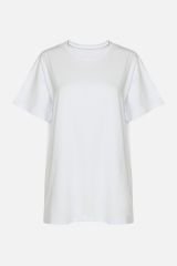 Kadın Pamuklu Basic Oversize T-Shirt Siyah - M/L - Siyah - M/L