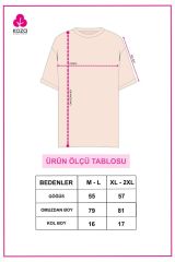 Kadın Pamuklu Basic Oversize T-Shirt Siyah - M/L - Siyah - M/L