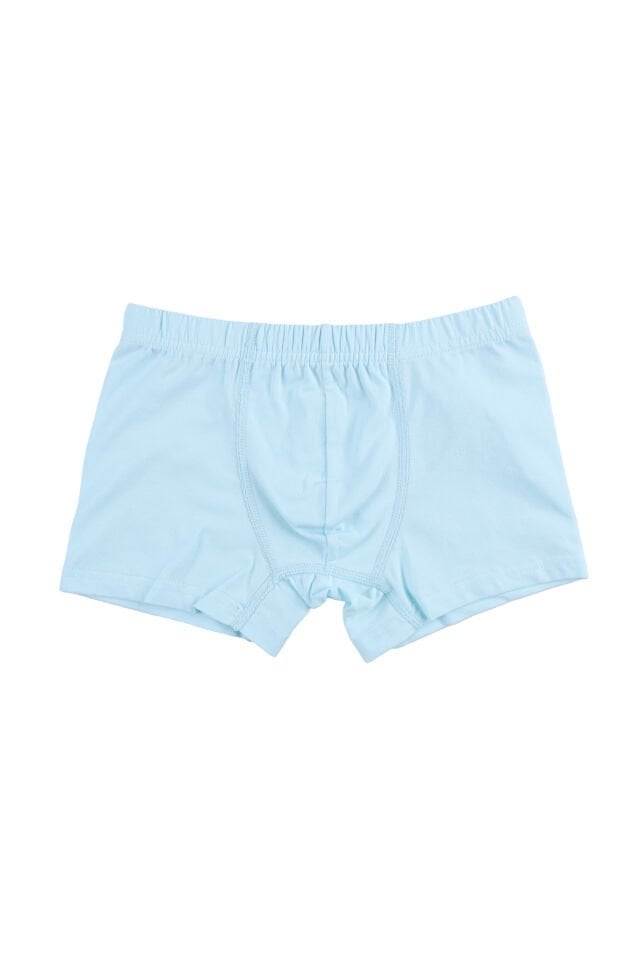 Erkek Çocuk Pamuklu 5'li Baskılı Boxer Mavi - Beyaz - 7-9 Yaş