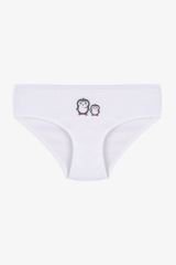 Kız Çocuk 3'lü Penguen Desenli Slip 1050-137 - 5-7 Yaş - 1050-137 - 5-7 Yaş
