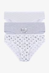 Kız Çocuk 3'lü Penguen Desenli Slip 1050-137 - 5-7 Yaş - 1050-137 - 5-7 Yaş