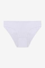 Kadın 3'lü Pamuklu Fitilli Külot 11050-34 - S/M - 11050-34 - S/M