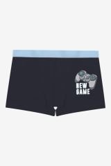 Erkek Çocuk Pamuklu Uzay Baskılı Atlet Boxer Takım 3400-25 - 5-7 Yaş - 3400-25 - 5-7 Yaş