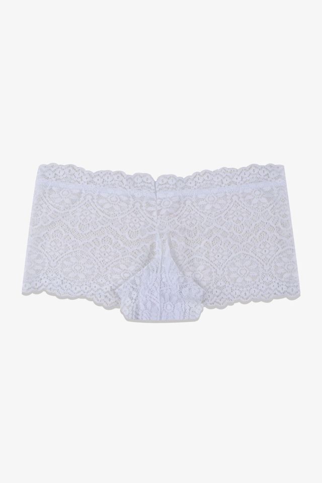 Kadın 3'lü Dantelli Boxer Külot (FARKLI DANTEL SEÇENEKLERİ) L/XL - siyahekrucagla
