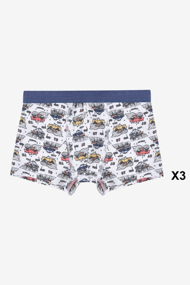 Erkek Çocuk 6'lı Pamuklu Boxer