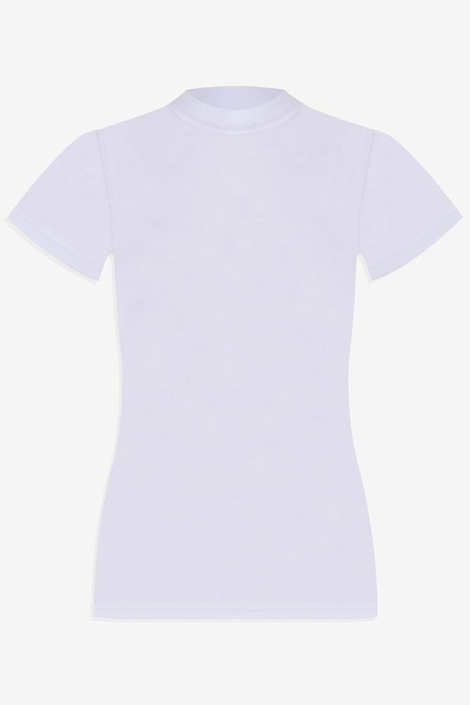 Kadın Kısa Kollu Likralı Pamuklu Yarım Balıkçı Body Siyah - 2XL - Siyah - 2XL