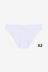 Kadın 7'li Desenli Jakarlı Pamuklu Külot 11089-4 - S/M - 11089-4 - S/M