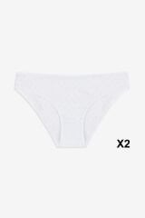Kadın 7'li Desenli Jakarlı Pamuklu Külot 11089-4 - S/M - 11089-4 - S/M