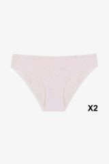 Kadın 7'li Desenli Jakarlı Pamuklu Külot 11089-4 - S/M - 11089-4 - S/M