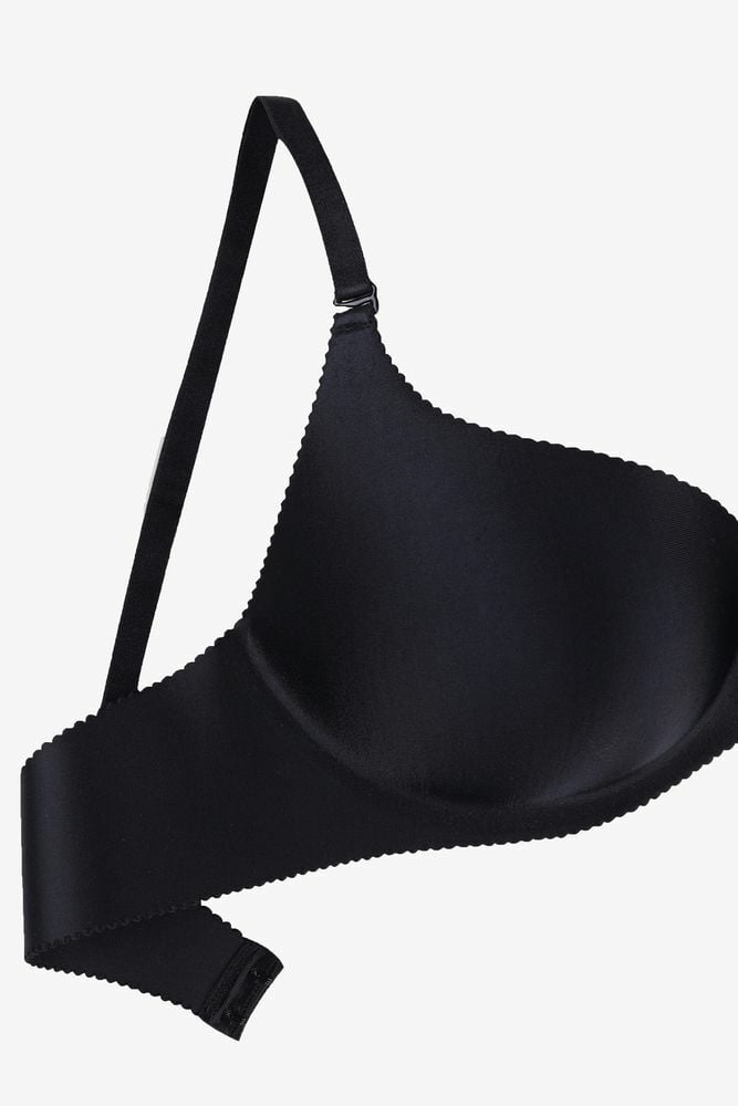 Kadın Seamless - Lazer Kesim Dikişsiz Push Up Ten Sütyen Siyah - 75B - Siyah - 75B