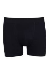 Erkek 3'lü Pamuklu Likralı Boxer Siyah - 2XL - Siyah - 2XL