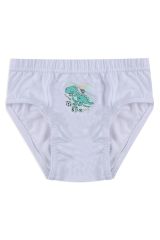 Erkek Çocuk 3'lü Sevimli Dinazor Baskılı Slip 3050-18 - 9-12 Yaş - 3050-18 - 9-12 Yaş