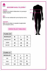 Kadın Desenli Pijama Takımı Çok Renkli - XL - Çok Renkli - XL