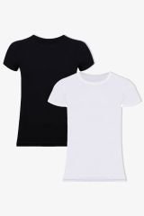 Erkek 2'li Basic Likralı T-Shirt Siyahgrimelanj - 3XL - Siyahgrimelanj - 3XL