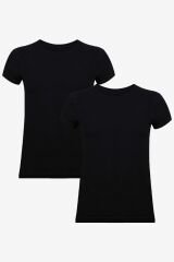 Erkek 2'li Basic Likralı T-Shirt Siyahgrimelanj - 3XL - Siyahgrimelanj - 3XL