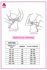 Desteksiz Basic Sütyen Siyah - 85B - Siyah - 85B