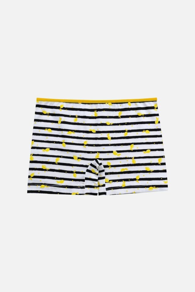Kız Çocuk 3'lü Avokado Desenli Boxer 1052-23 - 9-11 Yaş