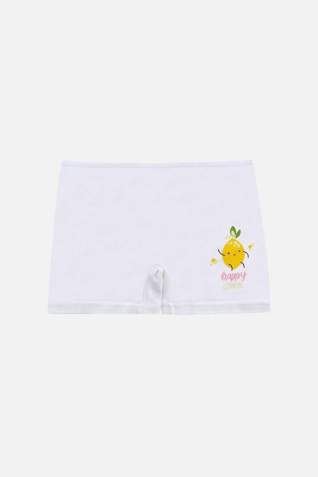 Kız Çocuk 3'lü Avokado Desenli Boxer 1052-23 - 9-11 Yaş