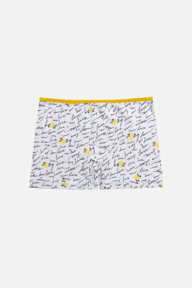 Kız Çocuk 3'lü Avokado Desenli Boxer 1052-23 - 9-11 Yaş