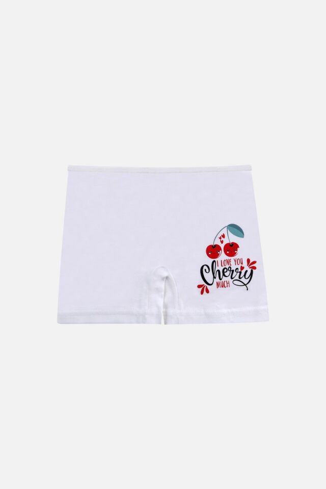 Kız Çocuk 3'lü Avokado Desenli Boxer 1052-25 - 3-5 Yaş