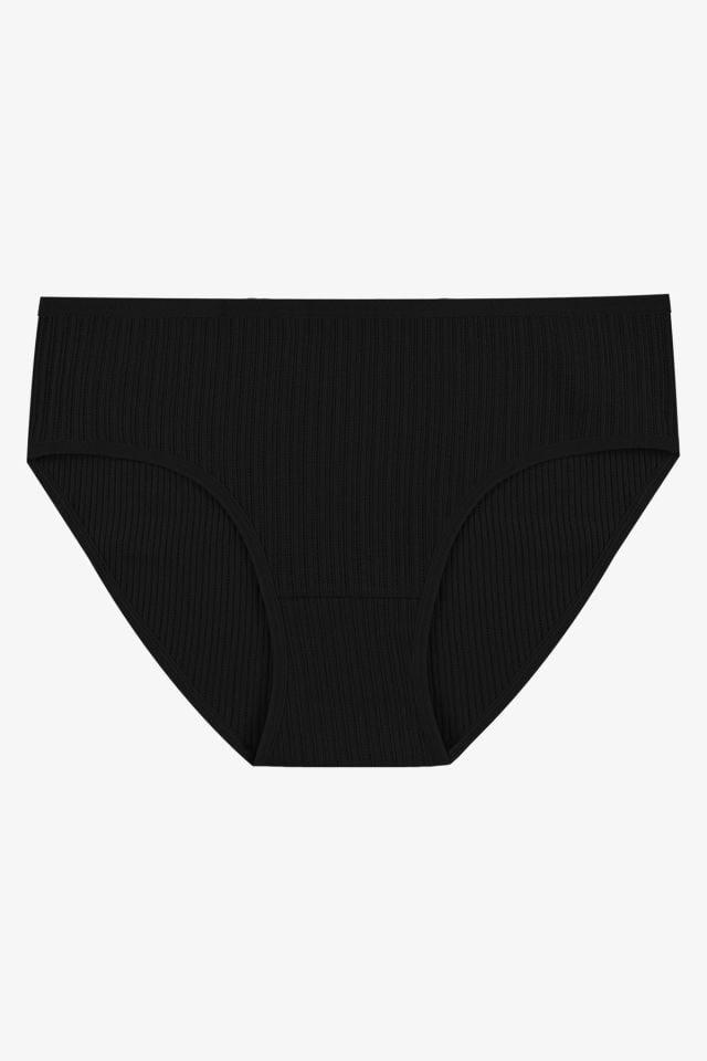 Kadın 3'lü Geniş Kenarlı Ajur Kaşkorse Bato Siyah - Ten - Somon - 2XL