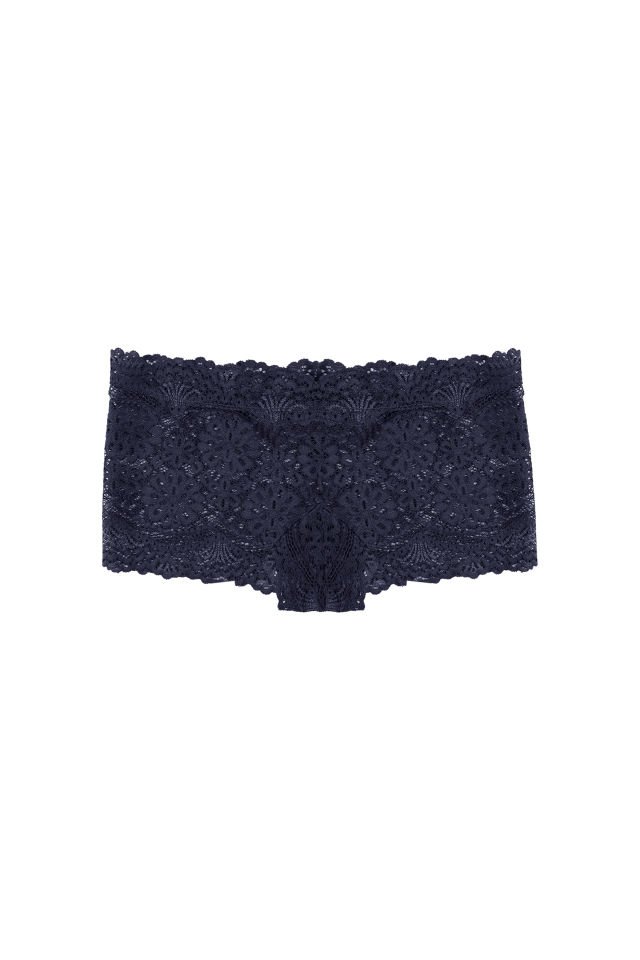 Kadın 3'lü Dantelli Boxer Külot (FARKLI DANTEL SEÇENEKLERİ) Yeşil - Pembe - L-XL