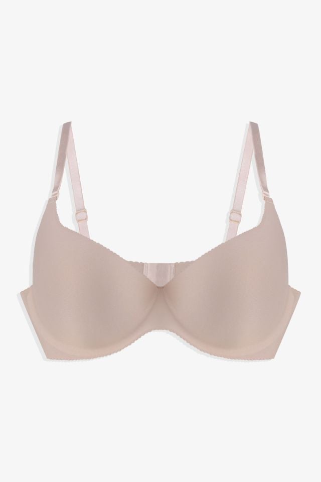 Kadın Seamless - Lazer Kesim Dikişsiz Push Up Ten Sütyen Ten - 85B