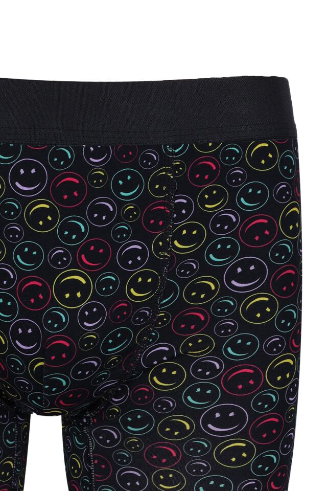 Erkek Tekli Desenli Pamuklu Boxer 2XL