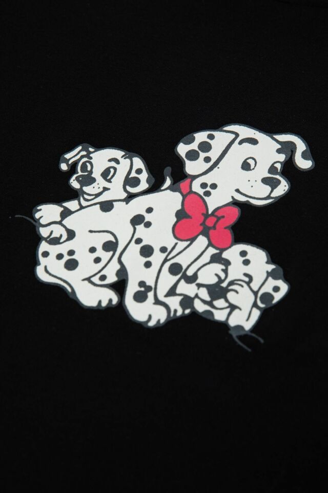 Kadın Pamuklu Dalmaçya Desenli Kısa Kollu Pijama Takımı Çok Renkli - XL