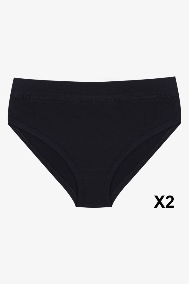 Kadın 5'li Biyeli Basic Külot 20887 - S