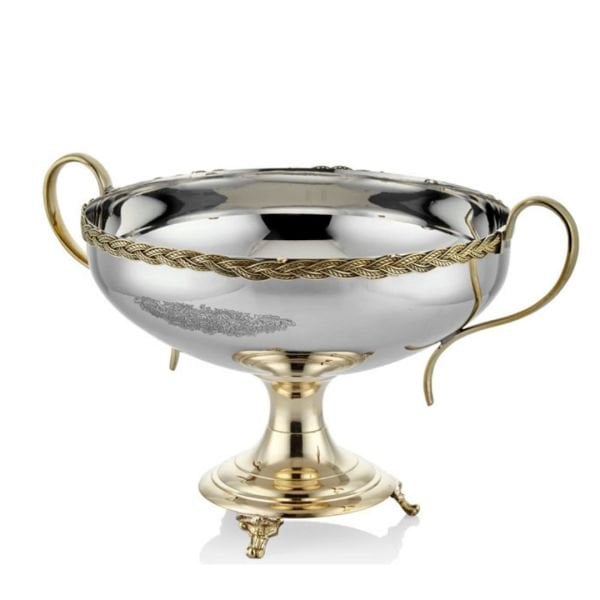 La'medore Black Pearl Halatlı Kulplu Kase 30 Cm