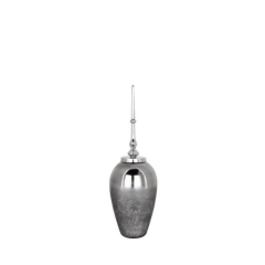 Luckyart Gümüş Modern Küp 67 Cm