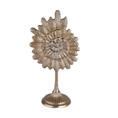 Luckyart Bronz Çiçek Dekor 51 Cm