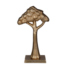 Luckyart Bronz Uzun Ağaç Obje 44 Cm