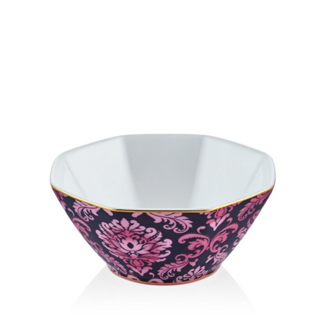 Tea Delight 12cm Rice Bowl Burgundy Red (Prinç Kasesi)