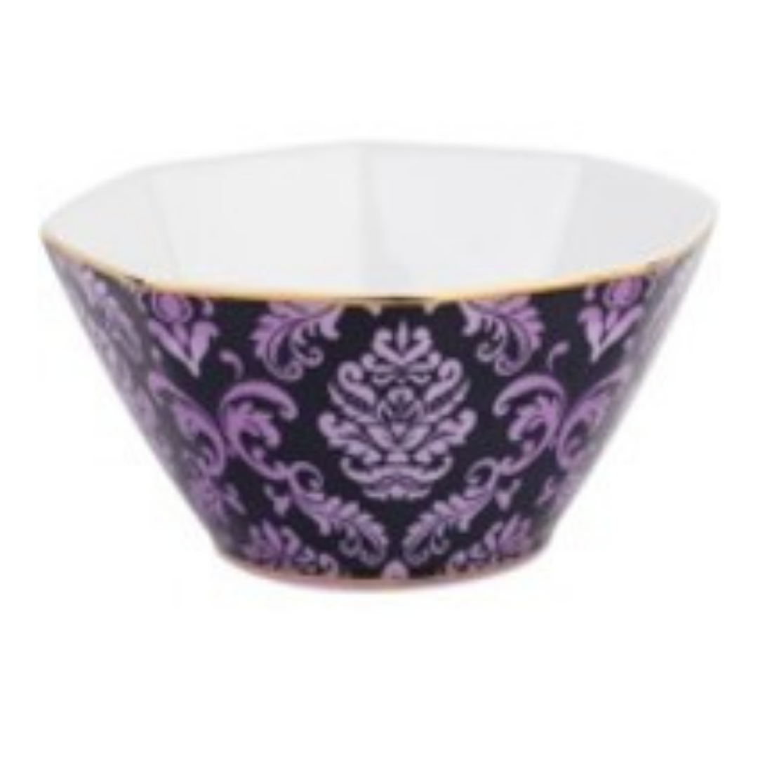 Tea Delight 12cm Rice Bowl Burgundy Red (Prinç Kasesi)