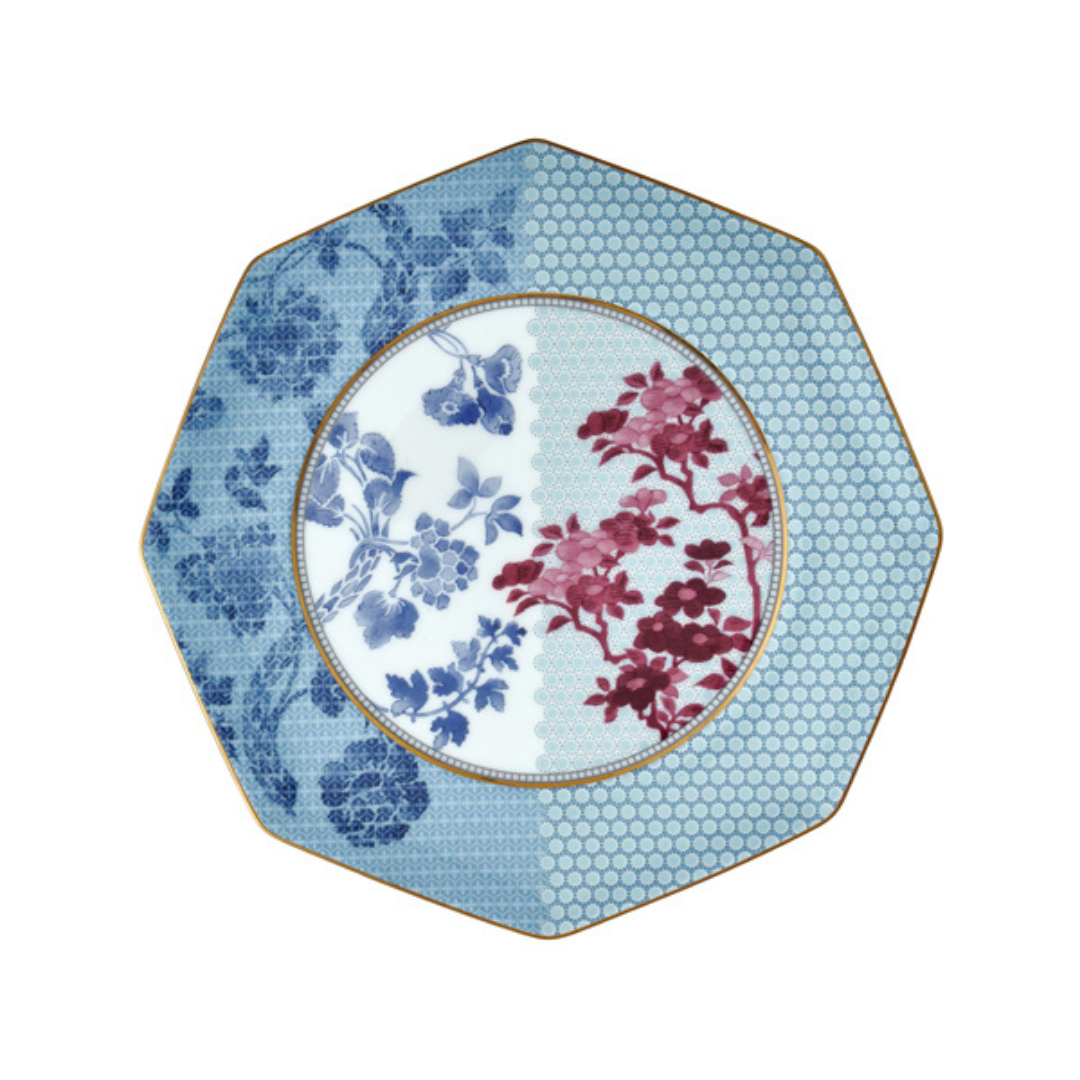 tea delight 21cm Breakfast Plate Blue (Kahvaltı Tabağı)