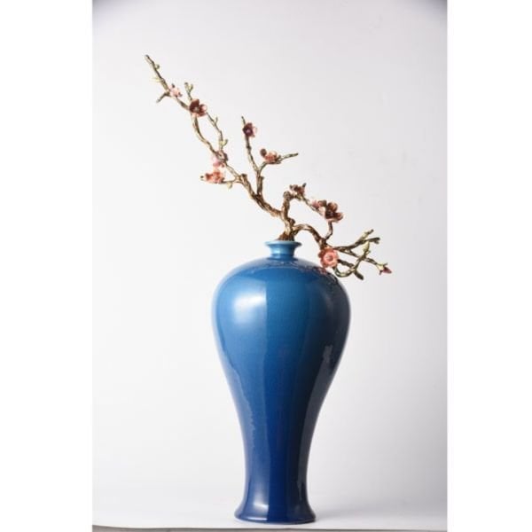 Lamedore  Vase  Shape Blue Big Decor  42X22X75 CM