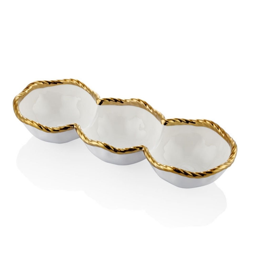 Lamedore Wave Beyaz Gold 3 lü Çerezlik