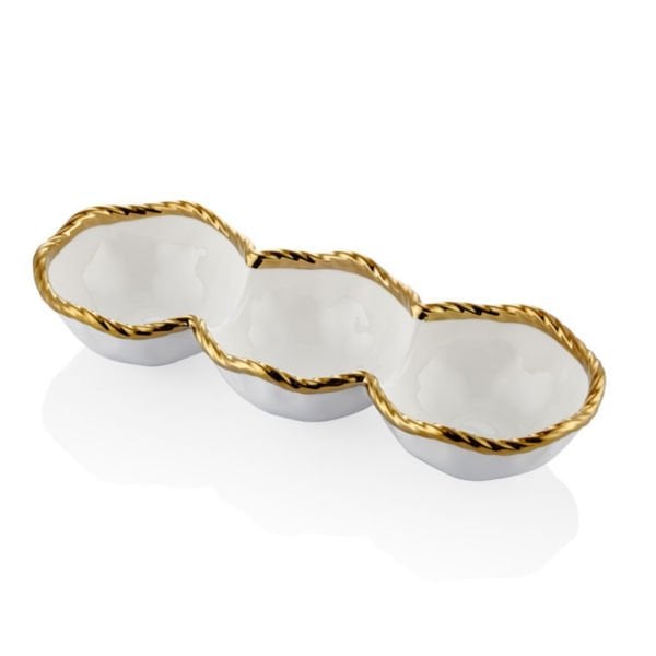 Lamedore Wave Beyaz Gold 3 lü Çerezlik