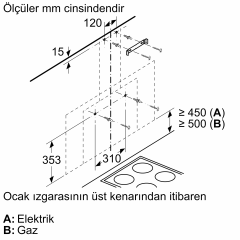 Siemens LC95FCJ00T Davlumbaz