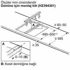 Siemens ET475FYB1E Ankastre Domino Ocak