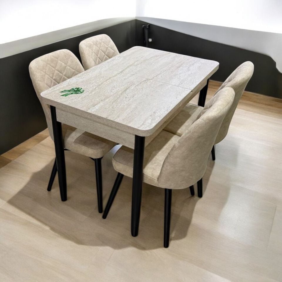 70*110 KELEBEK TRAVERTER TAKIM VERA SANDALYE