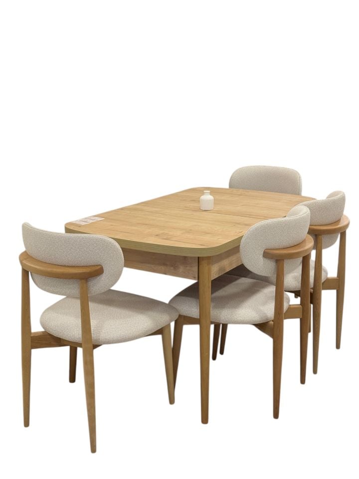 MEŞE 80*130 KELEBEK MASA LİZBON SANDALYE