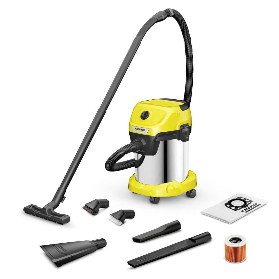 Karcher WD 3 S V-17/6/20Car Araç Tipi Islak Kuru Elektirli Süpürge